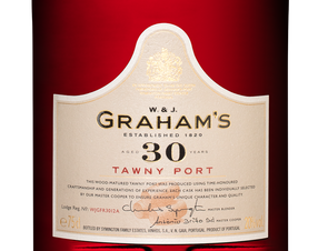 Портвейн Graham's 30 Year Old Tawny Port, (123798), gift box в подарочной упаковке, 0.75 л, Грэм'с Тони 30-ти летний Тони Порт цена 29990 рублей