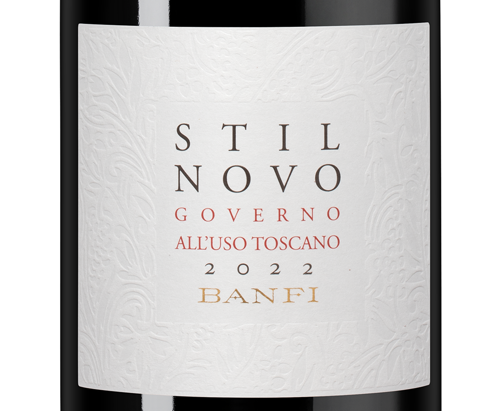 Вино Stilnovo Governo all'Uso Toscano, Banfi, 2022, (145471), Италия, Тоскана, красное, полусухое, 0.75 л, Стильново Говерно аль'Узо Тоскано, цена 3990 рублей
