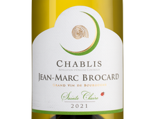 Биодинамическое вино Chablis Sainte Claire