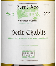 Вино Petit Chablis, (128229), белое сухое, 2020 г., 0.75 л, Пти Шабли цена 4690 рублей