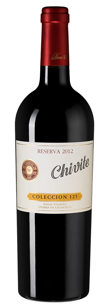 Вино Coleccion 125 Reserva, Bodegas Chivite, 2012, (108509), Испания, Наварра, красное, сухое, 0.75 л, Колексьон 125 Ресерва, цена 8990 рублей