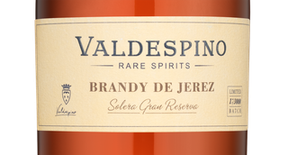 Крепкие напитки из Андалусии Valdespino Brandy De Jerez Solera Gran Reserva в подарочной упаковке