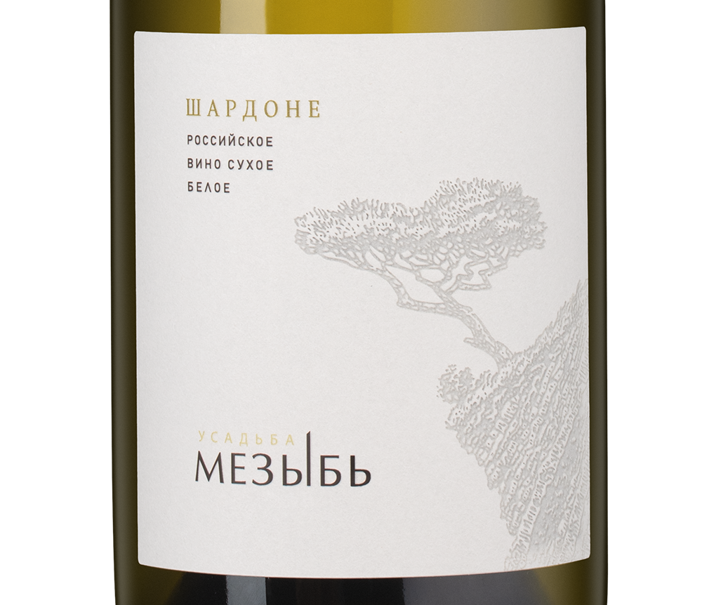 Вино Усадьба Мезыбь. Шардоне, 2023, (156221), Россия, Кубань, белое, сухое, 0.75 л, Усадьба Мезыбь. Шардоне, цена 2390 рублей