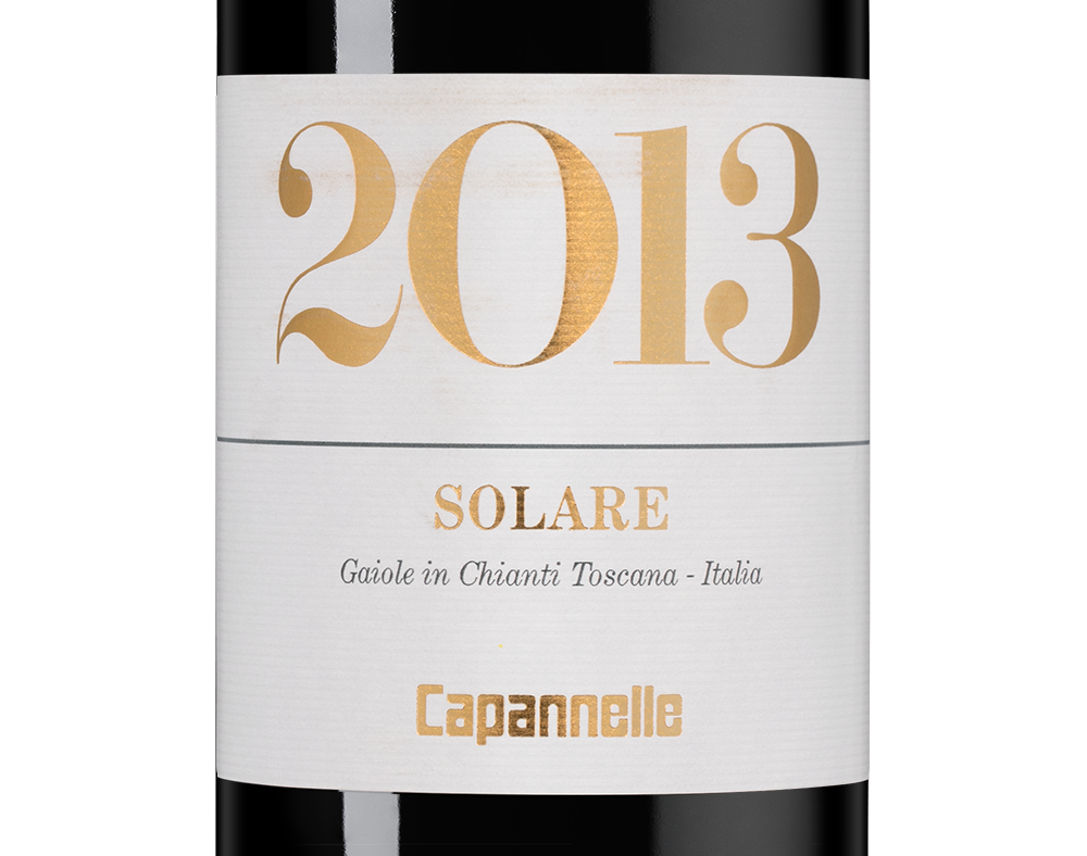 Вино Solare, Capannelle, 2013, 0.375л, (148615), Италия, Тоскана, красное, сухое, 0.375 л, Соларе, цена 6990 рублей