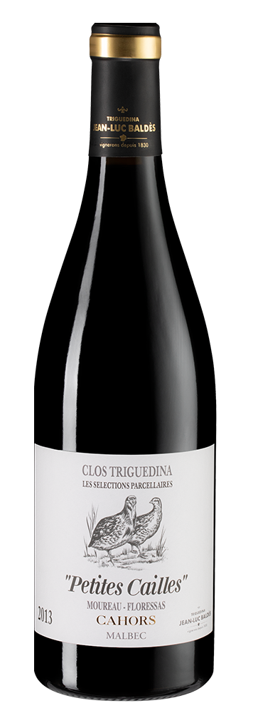 Вино Cahors Petites Cailles, Clos Triguedina, 2015, (145319), Франция, Юго-Запад, красное, сухое, 0.75 л, Каор Птит Кай, цена 12990 рублей