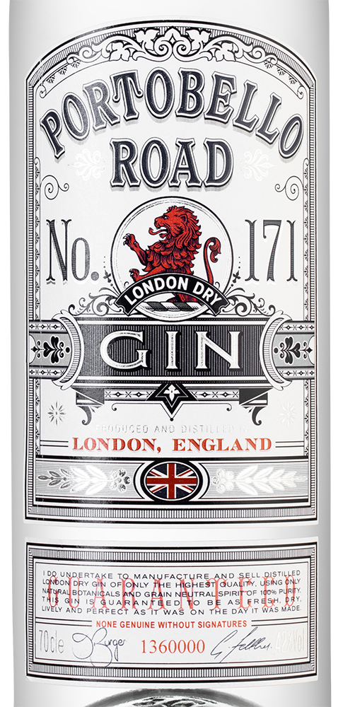 Джин Portobello Road London Dry Gin, (126844), Соединенное Королевство, 0.7 л, Портобелло Роуд Лондон Драй Джин, цена 4990 рублей