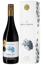 Вино Carolina Reserva Pinot Noir, (125751), gift box в подарочной упаковке, красное сухое, 2019, 0.75 л, Каролина Ресерва Пино Нуар цена 1490 рублей