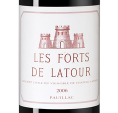 Вино Les Forts de Latour, (108262), красное сухое, 2006 г., 0.75 л, Ле Фор де Латур цена 60710 рублей