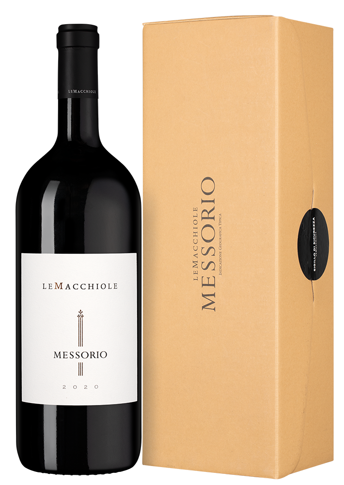 Вино Messorio в подарочной упаковке, Le Macchiole, 2020, 1.5л, (150332), Италия, Тоскана, красное, сухое, 1.5 л, Мессорио, цена 169990 рублей