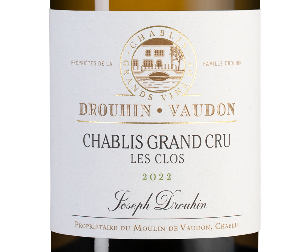 Вино Chablis Grand Cru Les Clos, Joseph Drouhin, 2022, (150001), Франция, Бургундия, белое, сухое, 0.75 л, Шабли Гран Крю Ле Кло, цена 32490 рублей