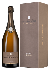 Шампанское Louis Roederer Brut Vintage, (129842), gift box в подарочной упаковке, белое брют, 2014 г., 1.5 л, Винтаж Брют цена 42990 рублей