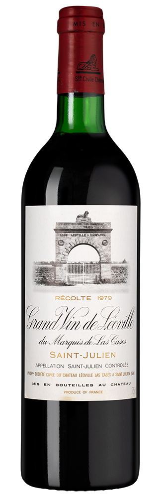 Вино Chateau Leoville Las Cases (Saint-Julien), 1979, (150662), Франция, Бордо, красное, сухое, 0.75 л, Шато Леовиль Лас Каз, цена 84990 рублей