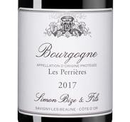 Вино с пионовым вкусом Bourgogne les Perrieres
