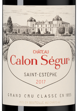 Вино Chateau Calon Segur, (146150), красное сухое, 2017, 0.375 л, Шато Калон Сегюр цена 24990 рублей