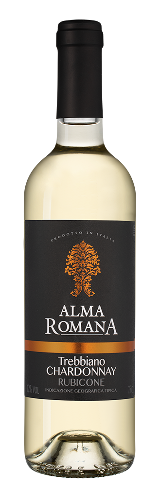 Вино Alma Romana Trebbiano/Chardonnay, (156026), Италия, Эмилия-Романья, белое, полусухое, 0.75 л, Альма Романа Треббьяно/Шардоне, цена 1590 рублей