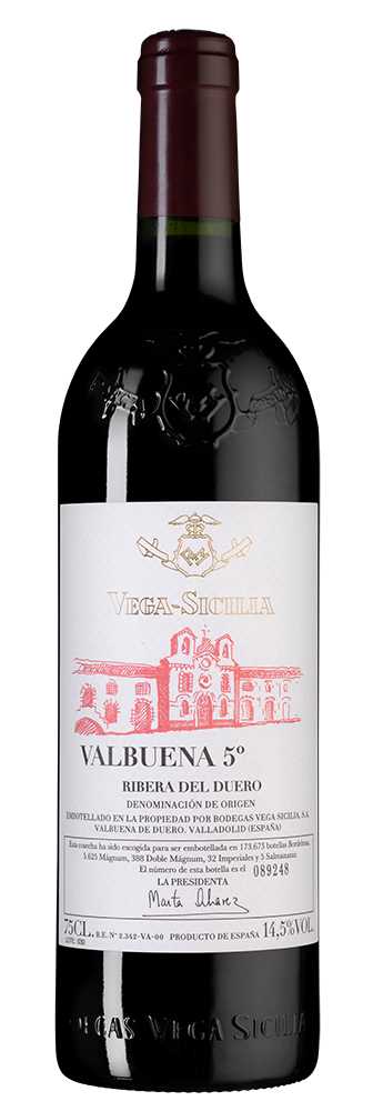 Вино Valbuena 5, Bodegas Vega Sicilia, 2017, (140188), Испания, Кастилия и Леон, красное, сухое, 0.75 л, Вальбуэна 5, цена 39990 рублей