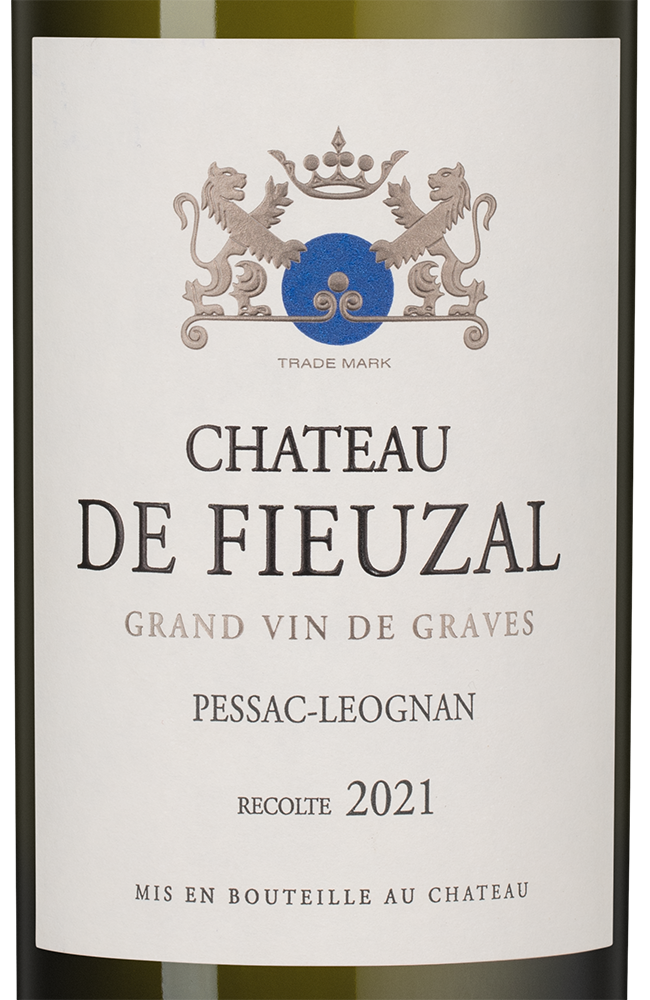 Вино Chateau de Fieuzal Blanc (Pessac-Leognan), 2021, (141469), Франция, Бордо, белое, сухое, 0.75 л, Шато де Фьёзаль Блан, цена 21990 рублей