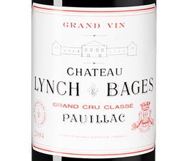 Вино Chateau Lynch-Bages, (106215), красное сухое, 2004 г., Шато Линч-Баж цена 39490 рублей