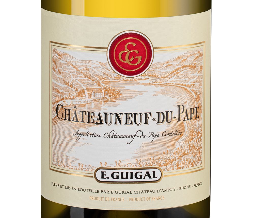 Вино Chateauneuf-du-Pape Blanc, Guigal, 2023, (152918), Франция, Долина Роны, белое, сухое, 0.75 л, Шатонёф-дю-Пап Блан, цена 12990 рублей