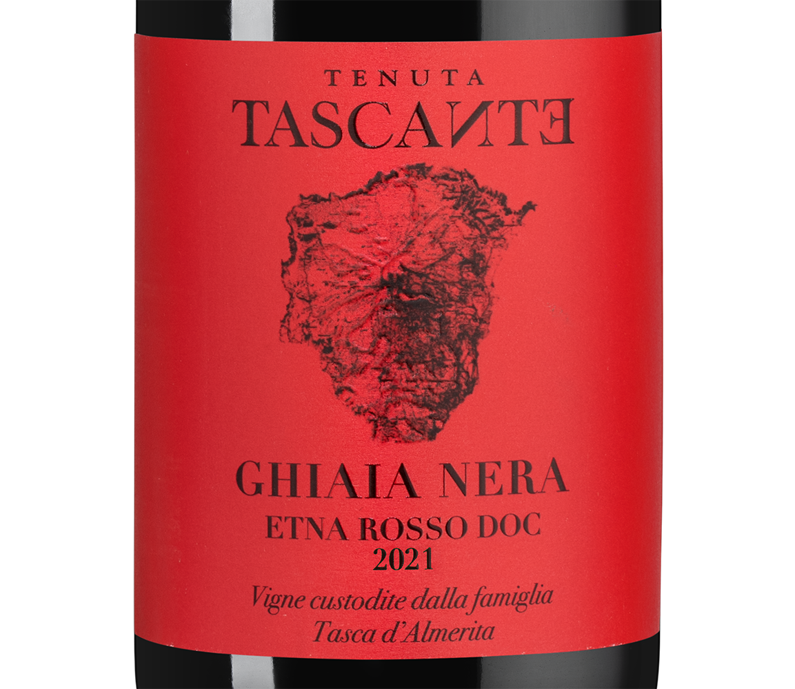 Вино Tenuta Tascante Ghiaia Nera, Tasca d'Almerita, 2021, (144524), Италия, Сицилия, красное, сухое, 0.75 л, Тенута Тасканте Гьяя Нера, цена 3703 рублей