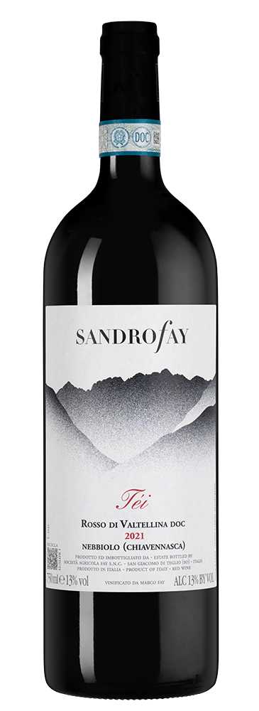 Вино Tei, Sandro Fay, 2021, (137758), Италия, Ломбардия, красное, сухое, 0.75 л, Тей, цена 5490 рублей