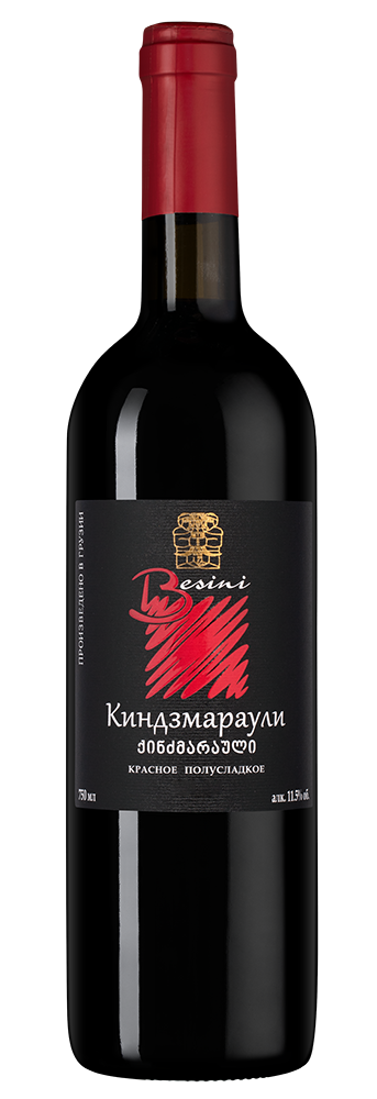 Вино Kindzmarauli, Besini, 2024, (158132), Грузия, Кахетия, красное, полусладкое, 0.75 л, Киндзмараули, цена 1840 рублей