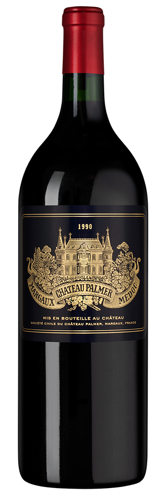 Вино Chateau Palmer, 1990, 1.5л, (151600), Франция, Бордо, красное, сухое, 1.5 л, Шато Пальмер, цена 444990 рублей