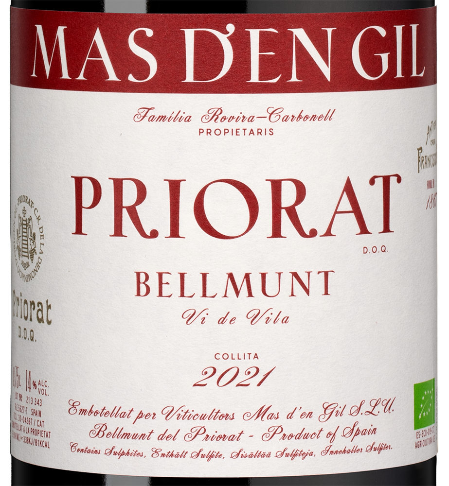 Вино Bellmunt Negre, Mas d’en Gil, 2021, (156130), Испания, Каталония, красное, сухое, 0.75 л, Бельмун Негре, цена 6490 рублей