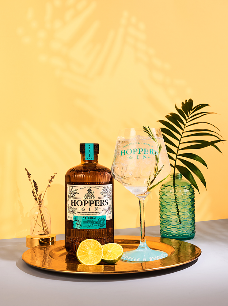 Джин Hoppers Original Dry, (147520), Россия, 0.7 л, Хопперс Ориджинал Драй, цена 990 рублей