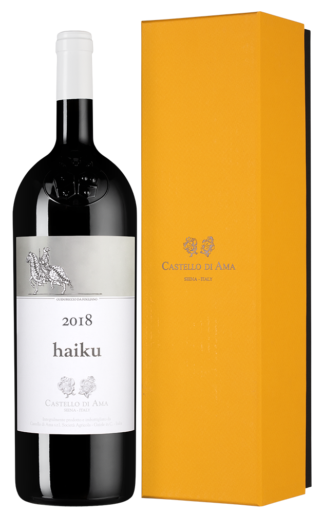 Вино Haiku в подарочной упаковке, Castello di Ama, 2018, 1.5л, (153338), Италия, Тоскана, красное, сухое, 1.5 л, Хайку, цена 39990 рублей