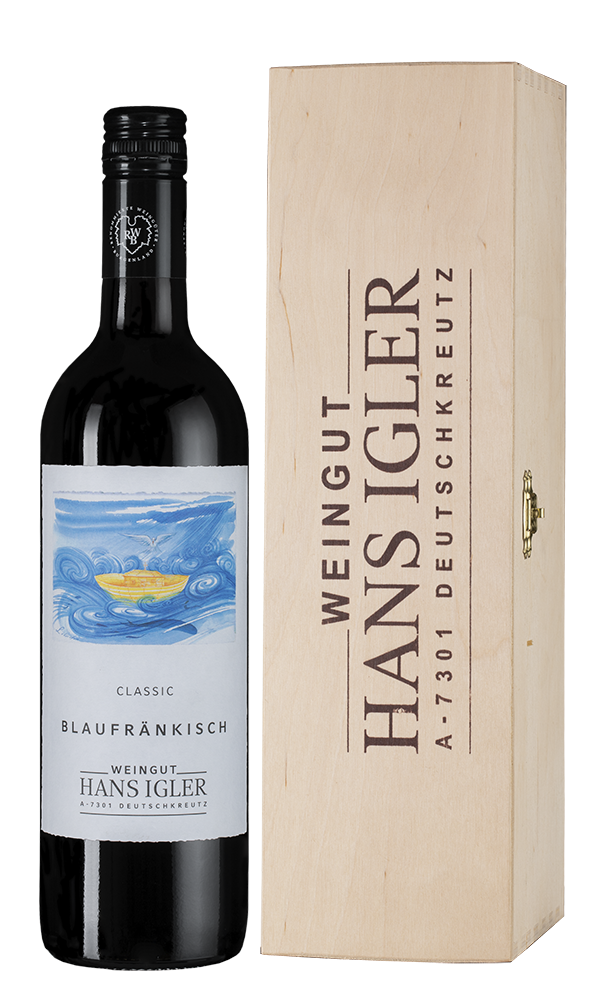Вино Blaufrankisch Classic в подарочной упаковке, Hans Igler, 2021, (146708), Австрия, Бургенланд, красное, сухое, 0.75 л, Блауфренкиш Классик, цена 6490 рублей