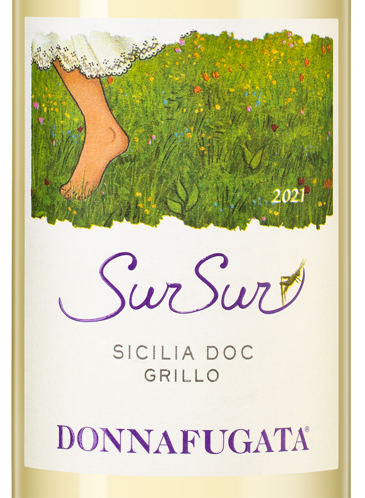 Вино SurSur Grillo, Donnafugata, 2021, (135173), Италия, Сицилия, белое, сухое, 0.75 л, СурСур Грилло, цена 5490 рублей