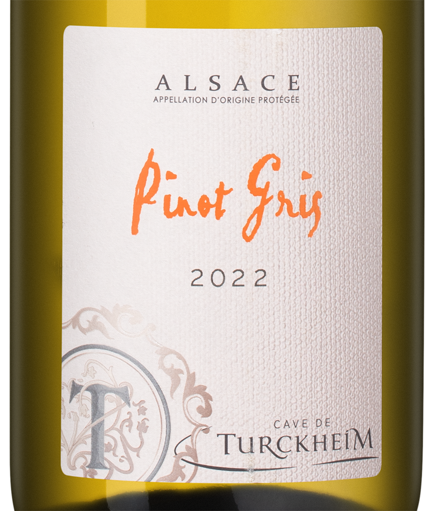 Вино Pinot Gris Tradition, Cave de Turckheim, 2022, (148586), Франция, Эльзас, белое, полусухое, 0.75 л, Пино Гри Традисьон, цена 3790 рублей