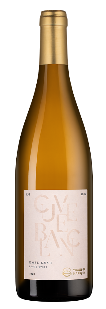 Вино Cuvee Blanc, Усадьба Маркотх, 2022, (145080), Россия, Кубань, белое, сухое, 0.75 л, Кюве Блан, цена 2890 рублей