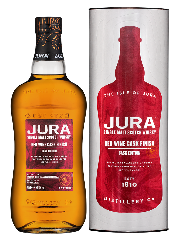 Виски Isle of Jura Red Wine в подарочной упаковке, (142907), Шотландия, Джура, 0.7 л, Айл оф Джура Ред Вайн, цена 6290 рублей