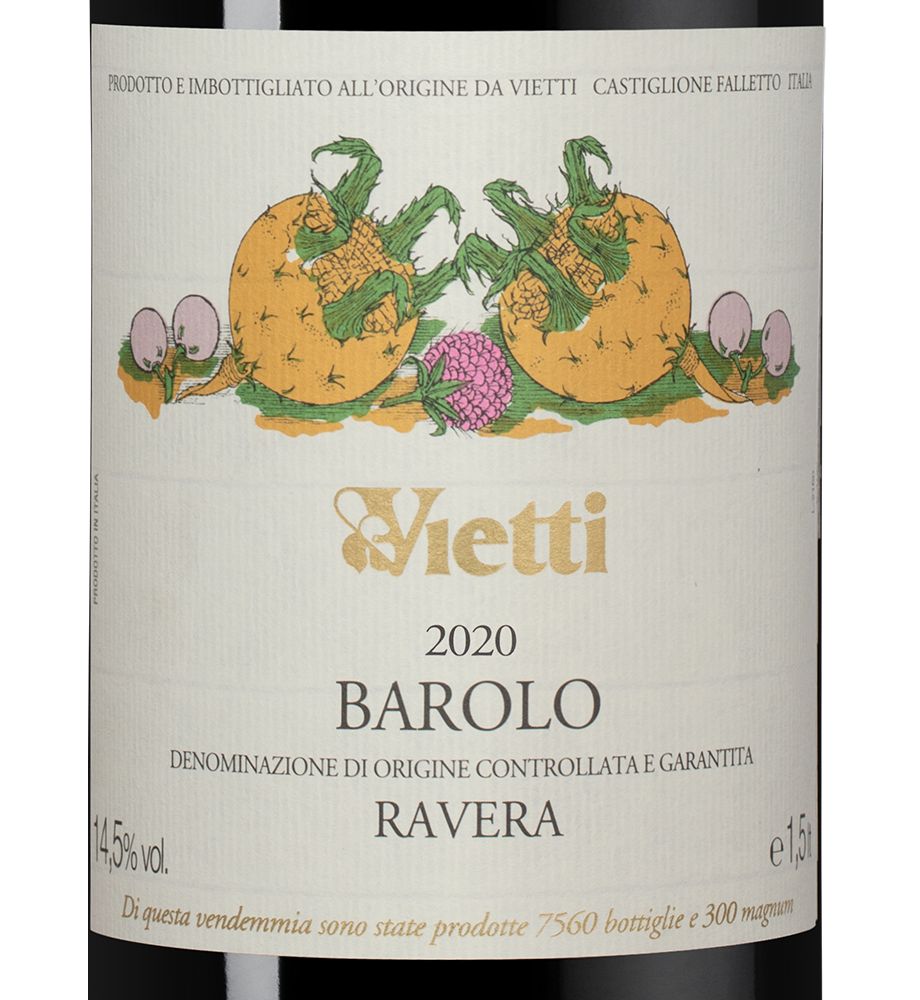 Вино Barolo Ravera в подарочной упаковке, Vietti, 2020, 1.5л, (150983), Италия, Пьемонт, красное, сухое, 1.5 л, Бароло Равера, цена 149990 рублей