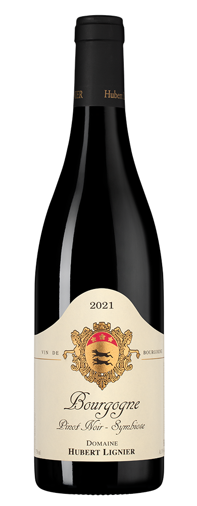 Вино Bourgogne Pinot Noir Symbiose, Domaine Hubert Lignier, 2021, (143931), Франция, Бургундия, красное, сухое, 0.75 л, Бургонь Пино Нуар Самбиоз, цена 10990 рублей