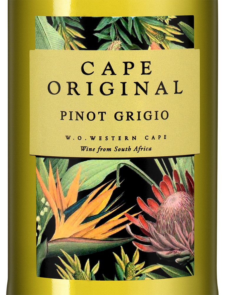 Вино Cape Original Pinot Grigio, Origin Wine Stellenbosch, 2024, (147507), Южная Африка, Стелленбош, белое, сухое, 0.75 л, Кейп Ориджинал Пино Гриджио, цена 1340 рублей