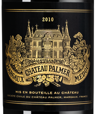 Вино Chateau Palmer, (133217), красное сухое, 2010 г., 0.75 л, Шато Пальмер цена 119990 рублей
