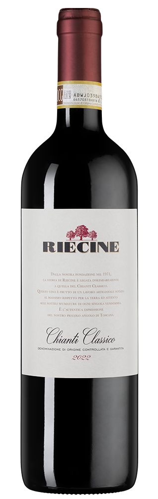 Вино Chianti Classico, Riecine, 2022, (146949), Италия, Тоскана, красное, сухое, 0.75 л, Кьянти Классико, цена 5990 рублей