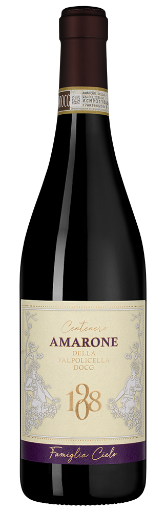 Вино Centenero Amarone della Valpolicella, Cielo, 2021, (153769), Италия, Венето, красное, полусухое, 0.75 л, Амароне делла Вальполичелла Чентенеро, цена 6990 рублей