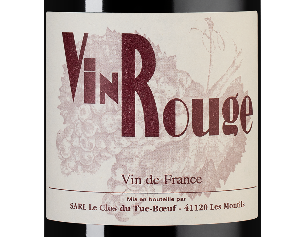 Вино Vin Rouge, Le Clos du Tue-Boeuf, 2019, (121430), Франция, Долина Луары, красное, сухое, 0.75 л, Вен Руж, цена 5290 рублей