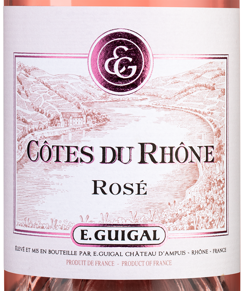 Вино Cotes du Rhone Rose, Guigal, 2020, (135339), Франция, Долина Роны, розовое, сухое, 0.75 л, Кот дю Рон Розе, цена 2993 рублей