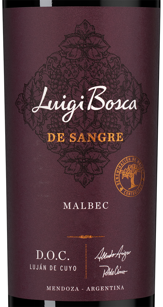 Вино De Sangre Malbec, Luigi Bosca, 2022, (150249), Аргентина, Мендоса, красное, сухое, 0.75 л, Де Сангре Мальбек, цена 4490 рублей
