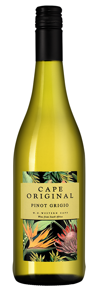 Вино Cape Original Pinot Grigio, Origin Wine Stellenbosch, 2025, (157625), Южная Африка, Стелленбош, белое, сухое, 0.75 л, Кейп Ориджинал Пино Гриджио, цена 1340 рублей