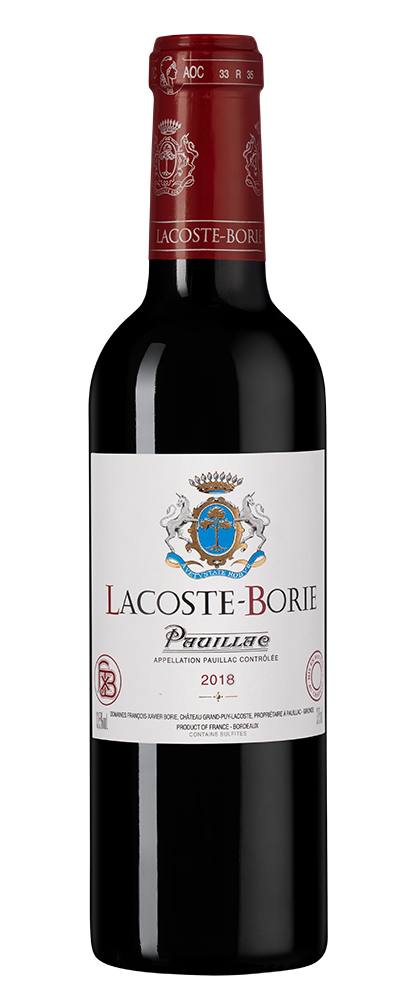 Вино Lacoste-Borie, Chateau Grand-Puy-Lacoste, 2019, 0.375л, (158732), Франция, Бордо, красное, сухое, 0.375 л, Лакост-Бори, цена 5490 рублей