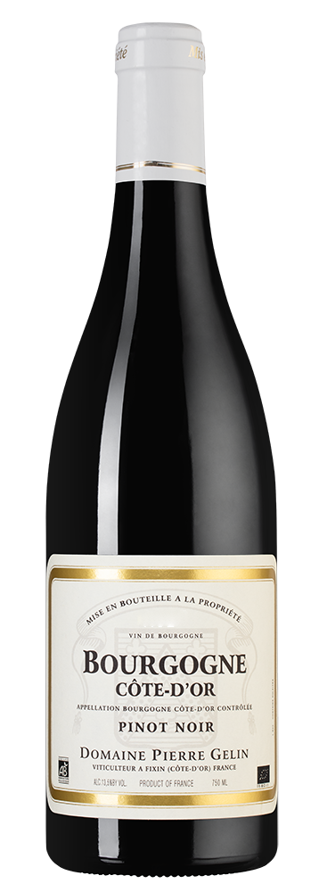 Вино Bourgogne Cote d`Or, Domaine Pierre Gelin, 2023, (151315), Франция, Бургундия, красное, сухое, 0.75 л, Бургонь Кот д'Ор Пино Нуар, цена 8490 рублей