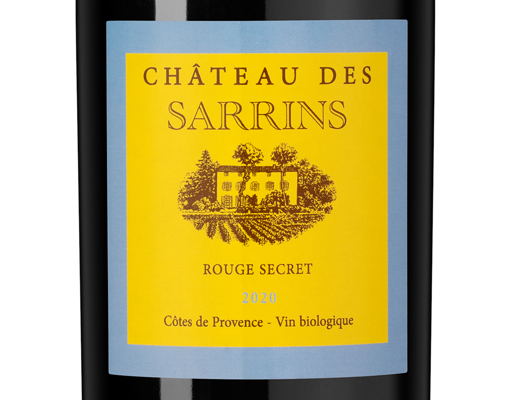 Вино Chateau des Sarrins Rouge, 2020, (159610), Франция, Прованс, красное, сухое, 0.75 л, Шато де Саррен Руж, цена 9990 рублей