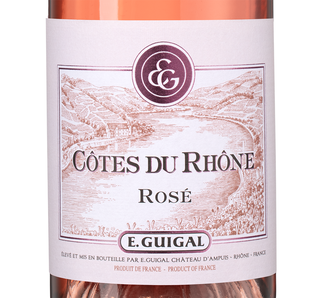Вино Cotes du Rhone Rose, Guigal, 2023, (153206), Франция, Долина Роны, розовое, сухое, 0.75 л, Кот дю Рон Розе, цена 2993 рублей