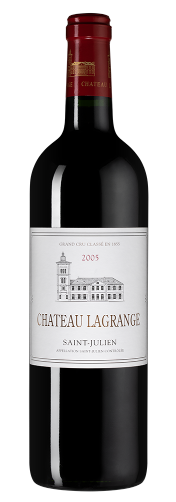 Вино Chateau Lagrange (Saint-Julien), 2005, (117743), Франция, Бордо, красное, сухое, 0.75 л, Шато Лагранж, цена 38490 рублей